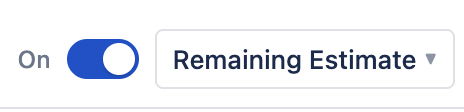 Workload toggle button in the scheduler toolbar
