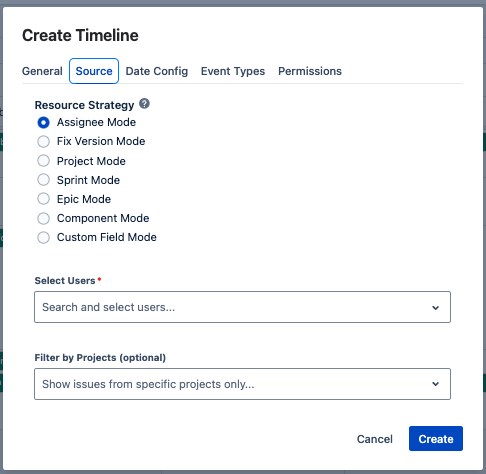 Source Configuration